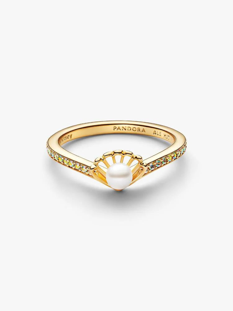 Anillo Perla Concha Princesa Ariel de Disney