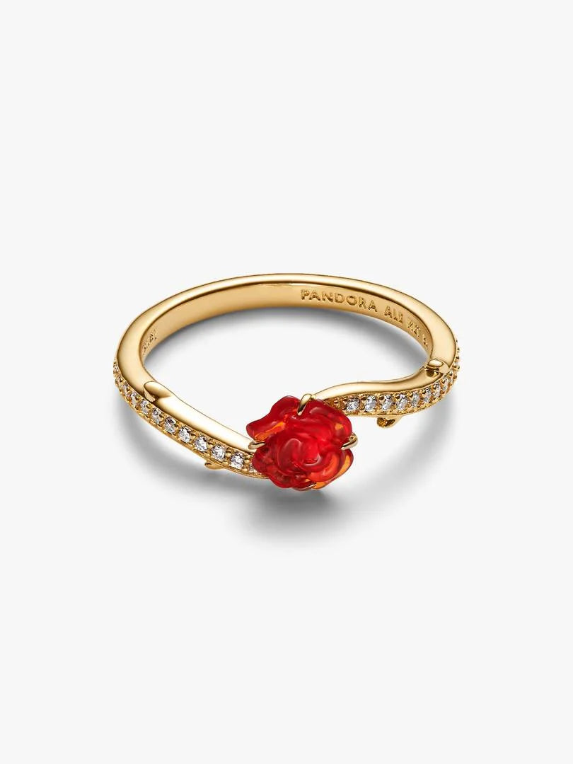 anillo de la bella y la bestia de disney