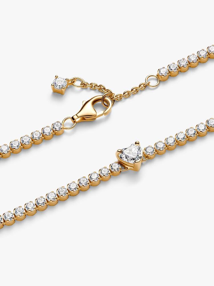 Pulsera de Tenis Corazón Brillante