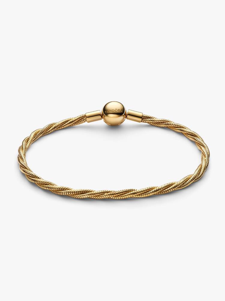 Pulsera de Cadena de Serpiente Trenzada