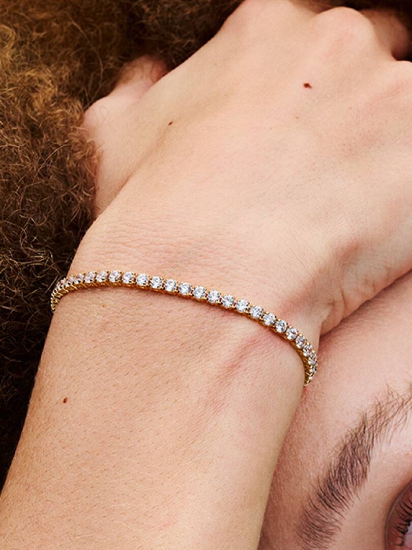 Pulsera de Tenis Brillante